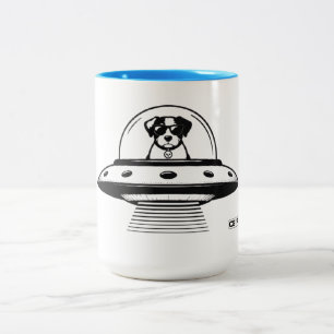UFO PETS Two-Tone COFFEE MUG