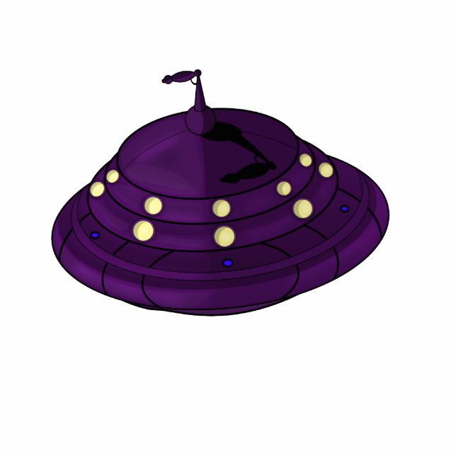 UFO PHOTO SCULPTURE MAGNET (Front)