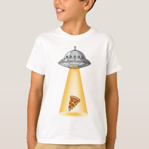 UFO Pizza Abduction Kids T-Shirt