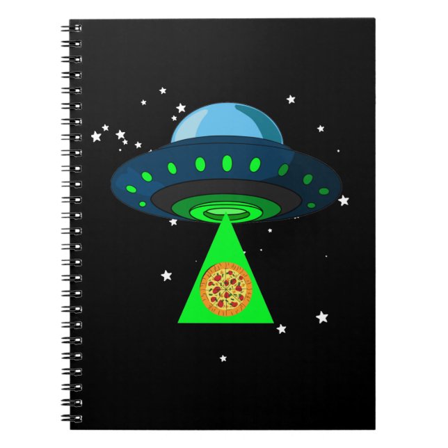 UFO Pizza Pick Up Notebook (Front)