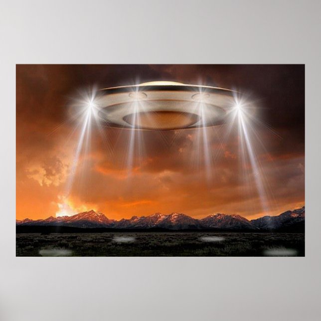 UFO Poster - Arriving (Front)