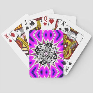UFO Purple Star Classic Playing Cards