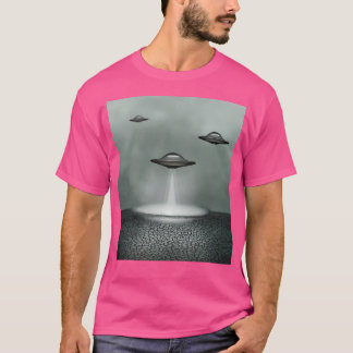 Ufo Refuelling To Discover And Trek The Stars Of T T-Shirt