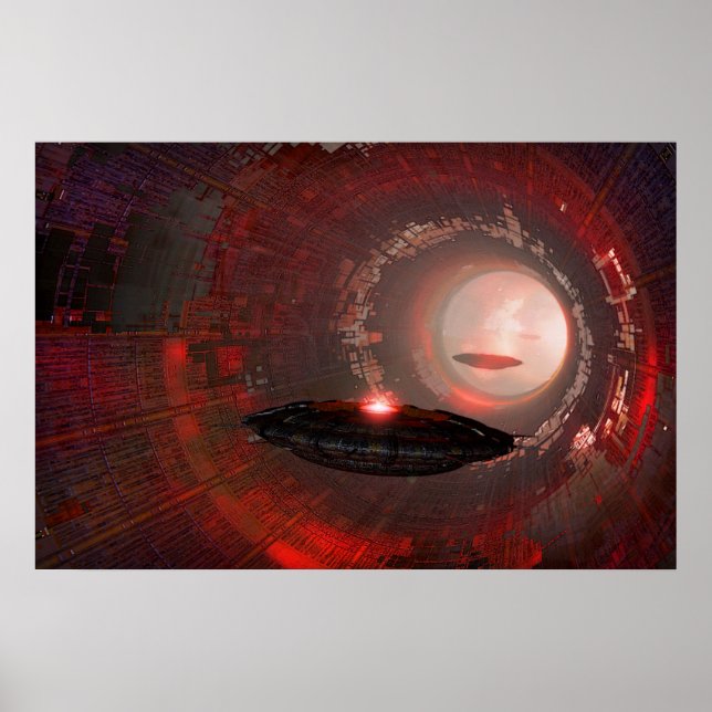 UFO secret base Poster (Front)