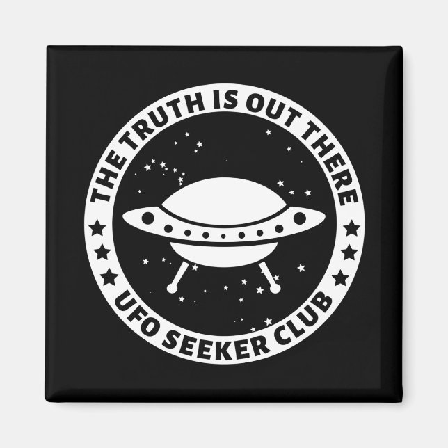 UFO Seeker Club Magnet (Front)