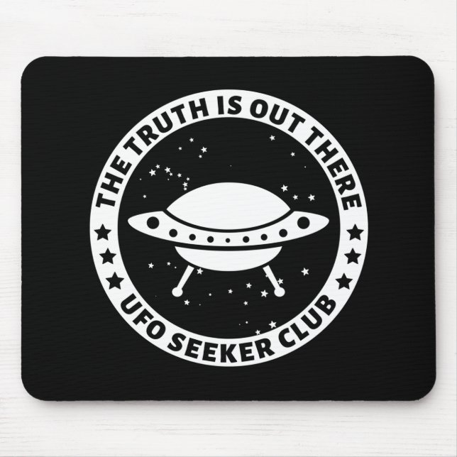 UFO Seeker Club Mouse Mat (Front)