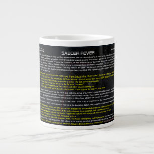 UFO Series: Alien Craft Up Close Large Coffee Mug