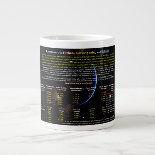UFO Series: Alien Fireballs, Orbs, & Spheres Large Coffee Mug