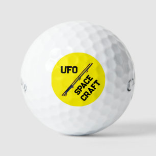 UFO SPACE CRAFT GOLF BALLS