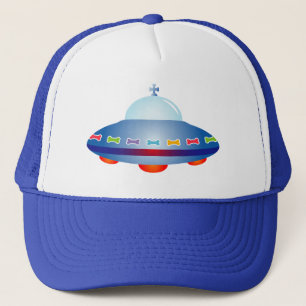UFO Spaceship Trucker Hat