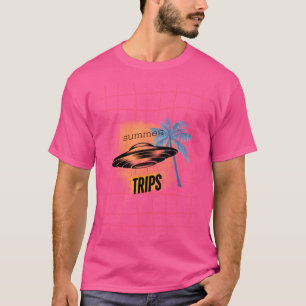 Ufo Summer Trip Available T-Shirt