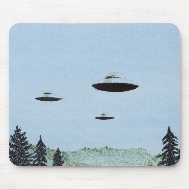 UFO Trio Mouse Mat (Front)