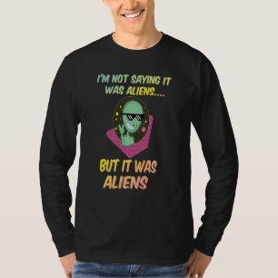 ufo ufos alien universe rocket spaceship astro spa T-Shirt