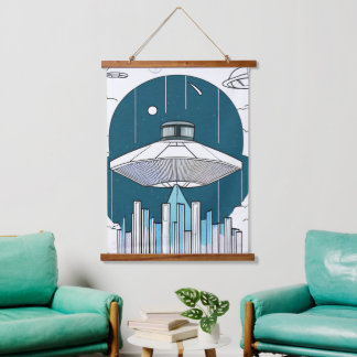 Ufo Wall Tapestry