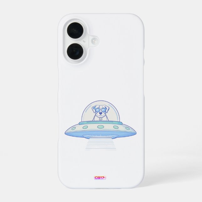 Ufodog logo1  iPhone 16 case (Back)