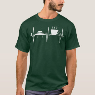 UfoFunny Coffee Lover Aliens Ufology Alien Lover T-Shirt