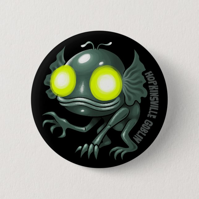 UFOLOGY: Hopkinsville Goblin 6 Cm Round Badge (Front)