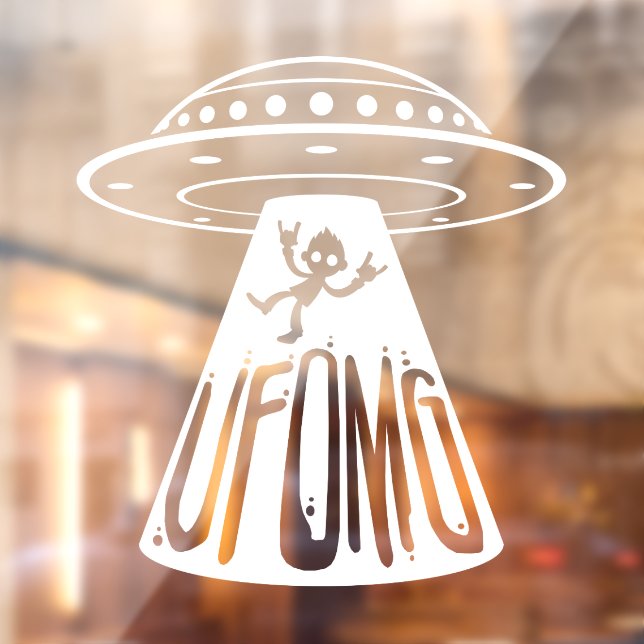UFOMG WINDOW CLING (Sheet 2)