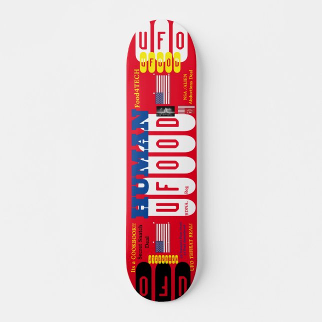 UFOOD  7 3/4" Skateboard Deck (Front)