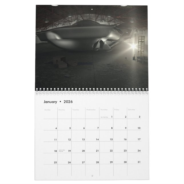 UFOs and Alien Calendar (Jan 2026)