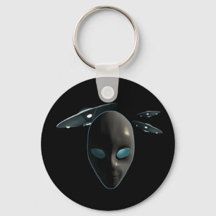 UFOs and Aliens Key Ring