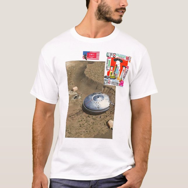 UFOS ARE REAL MERCH  JMT Men's Basic T-Shirt (Front)