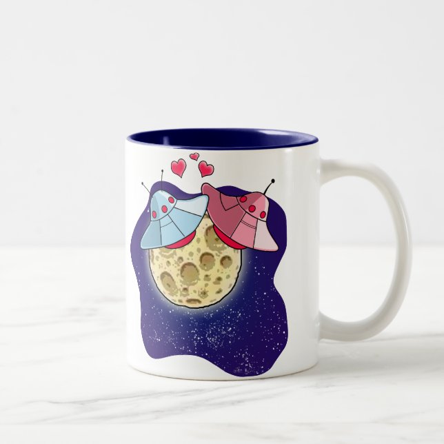 UFOs in Love Mug (Right)