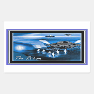 UFOs - The Return Rectangular Sticker