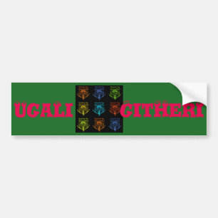 Ugali na Githeri Template Car Bumper Sticker