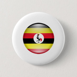 Uganda 6 Cm Round Badge