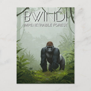 Uganda Bwindi Impenetrable Forest National Park Postcard