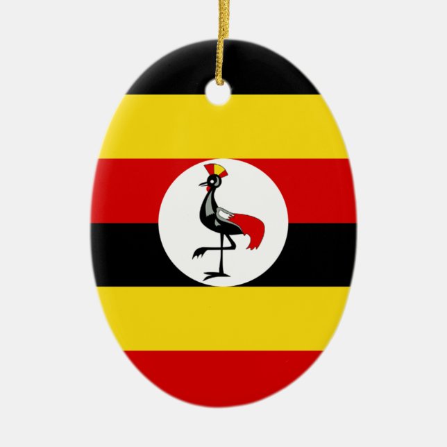 Uganda Ceramic Tree Decoration (Front)