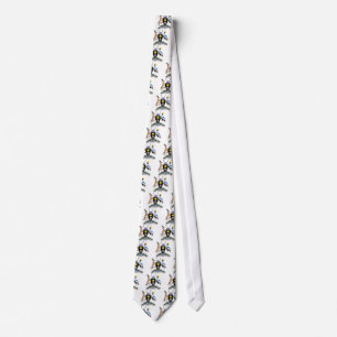 Uganda Coat of Arms detail Tie
