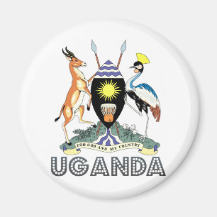 Uganda Coat of Arms Magnet