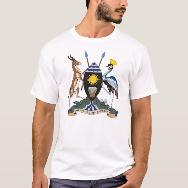 Uganda Coat of Arms T-shirt (Front)