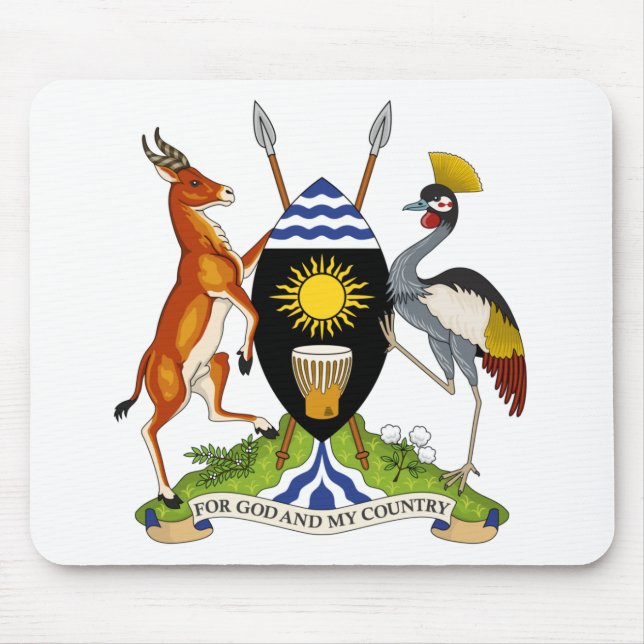 uganda emblem mouse mat (Front)