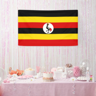 Uganda flag banner