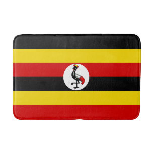 Uganda Flag Bath Mat