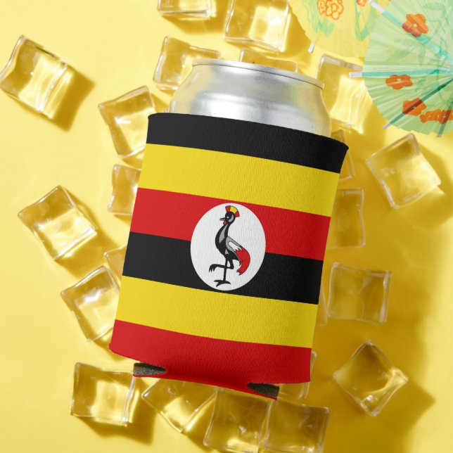 Uganda flag can cooler (In Situ Summer)