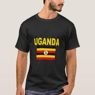 Uganda Flag Cool Ugandan Travel Flags Jacket T-Shirt