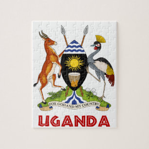 UGANDA - flag/emblem/coat of arms/symbol Jigsaw Puzzle