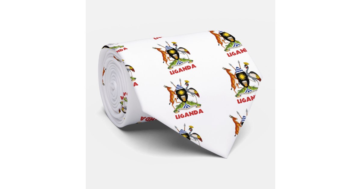 UGANDA - flag/emblem/coat of arms/symbol Tie | Zazzle