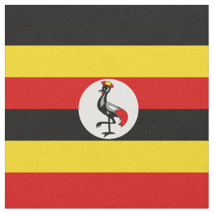 Uganda flag fabric