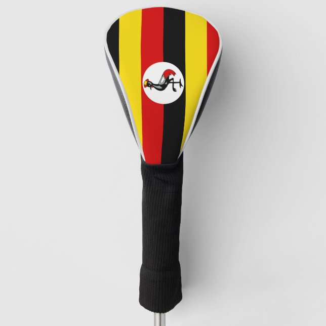 Uganda Flag Golf Head Cover (Front)