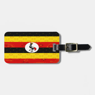 Uganda Flag Luggage Tag