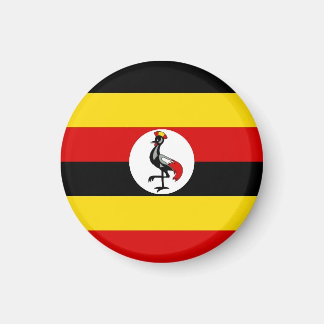Uganda flag magnet (Front)