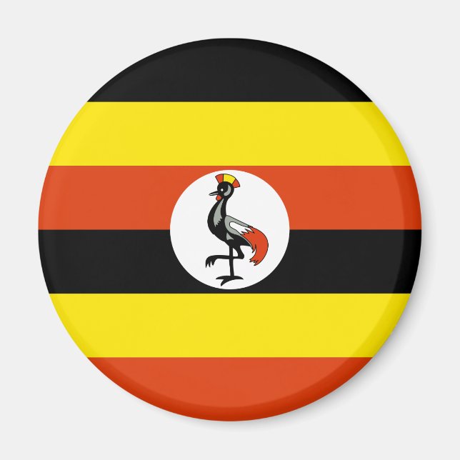Uganda Flag Magnet (Front)