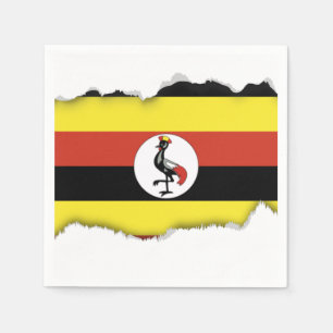 Uganda Flag Napkin