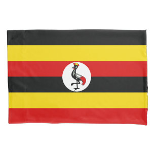 Uganda Flag Pillowcase
