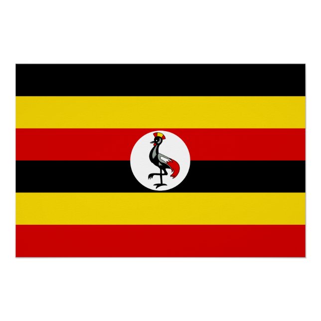 Uganda Flag Poster (Front)